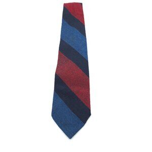 Churchill Woven Men's Wool Vintage Men's Tie Red Blue